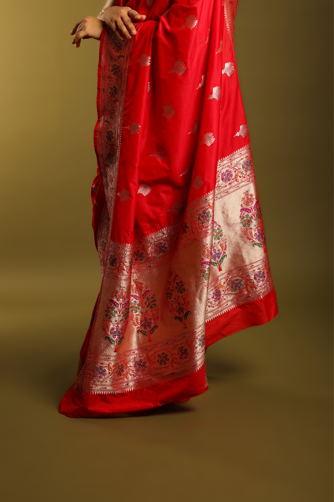 Red Silk Saree