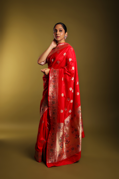 Red Silk Saree
